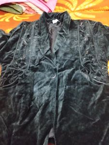 Velvet Embroidery Coat