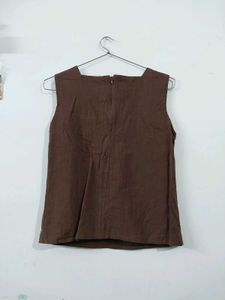 Vintage Brown Shrug With Top