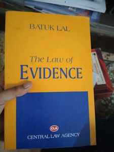 Law of Evidence - Batuk Lal old laws