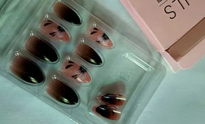 DIY Flower Press-On Nails - 12 pc Set❤❤