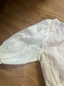White Embroided Dress