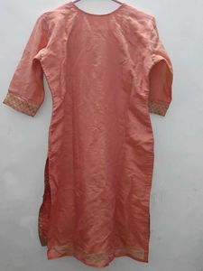 Elegant Peach Kurta