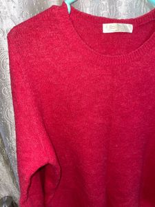 Fuchsia Fall Sweater