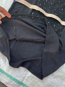 Black Embellished Top