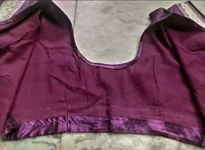 Purple Color Silk Blouse,Read Description