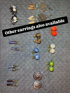 Transparent Crystal Earrings