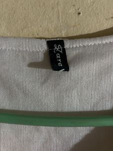 White Eyelet Tie Front Top