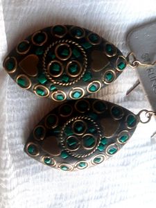 Almond Shape imported Earring At SALE