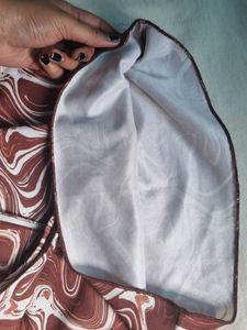 Brown And White Inner Come Top For Women