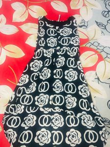 Black and white Up Down dress