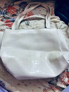 Beautiful White Handbag