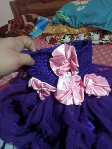 Party Wear Skirt For Kids 0-6 Months Can B Wore 1y