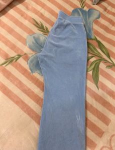Blue Velour Lounge Pants