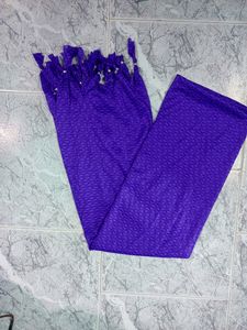 Dark Violet Shawl Dupatta Hijab