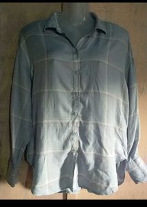 Blue Plaid Shirt