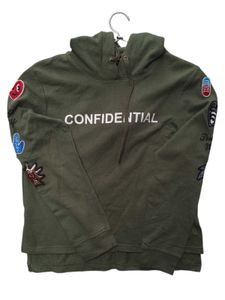 Olive Green Unisex Sweatshirt with Hoodie