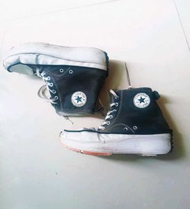 Black Converse High-Top Sneakers