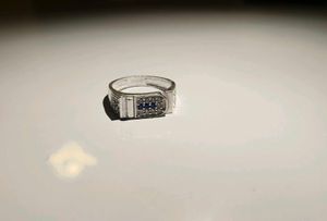pure silver Gents ring
