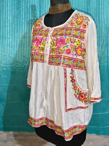 Size M/L🎁Buy 2 Get 1 Free🎁 Embroidered Top