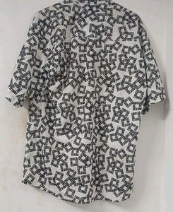 Patterned Short Sleeve Shirt