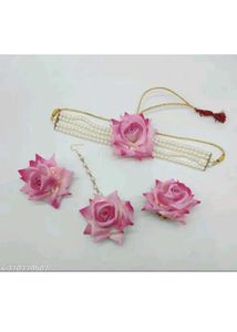 Floral Pearl Jewelry Set