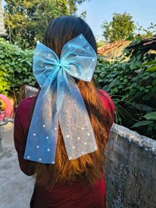 6 Combo Cute Pearl Bow Hair Clips 🤍💜🖤🩷🩵💗