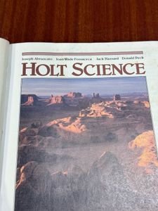 Holt Science Textbook