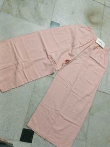 24 Size Peach Wide Leg Palazzo Pants