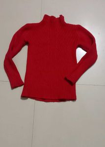 Adorable Red Turtleneck for Kids