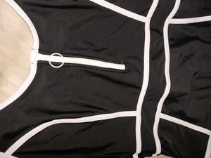 Basic Swimsuit With Chain In Front