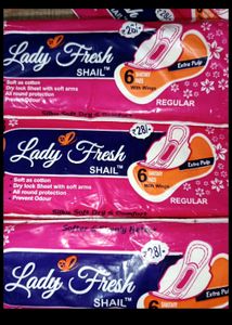 Lady Fresh Shail Sanitary Napkin.