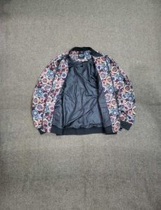 boohooMAN Floral Print Bomber Jacket