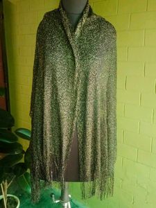 Vintage Knit Shawl Set