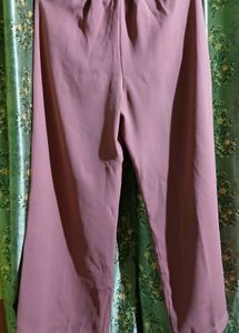 Dusty Rose Wide Leg Pants