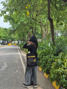 Lace-Up Back Black Blouse (SWAP AVAILABLE)