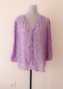 100% COTTON FLORAL TOP