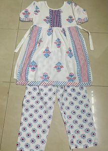 Kids Kurti Plazo Set(7-8)