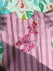 Pink Embroidered Salwar Suit