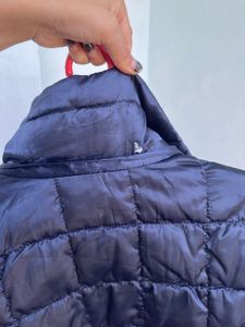 Stylish Navy Blue Puffer Jacket