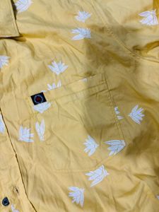 Yellow Printed Shirt