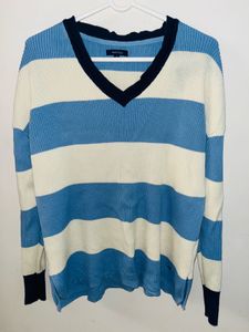 Striped Knit Sweater