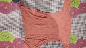 Peach color kurta
