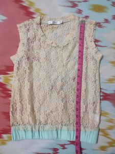 Sleeveless Net Top