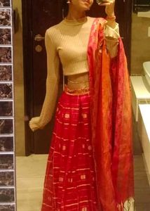 Ethnic Lehenga Choli with top