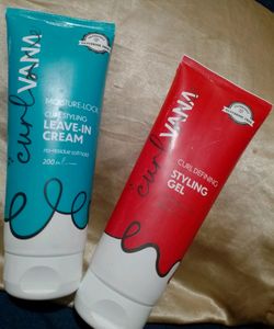Curlvana Leave In Cream and Styling Gel