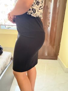 Classic Black Pencil Skirt
