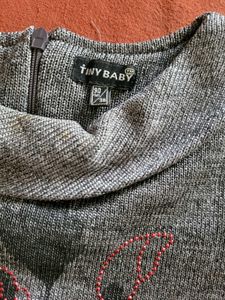 Stylish Woollen Dress For Kids