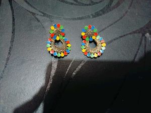 Colorful Flower Earrings