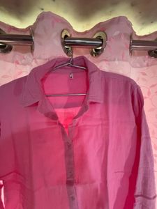 Pink Button-Down Shirt