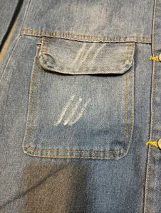 Denim Dress with Patches